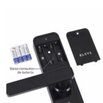 Fechadura Eletrônica Digital Elsys com Biometria, Chave e Senha e Wi-Fi ESF-DE4000B Embutir para Porta de Giro - Imagem 5