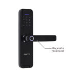 Fechadura Eletrônica Digital Elsys com Biometria, Chave e Senha e Wi-Fi ESF-DE4000B Embutir para Porta de Giro - Imagem 3