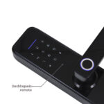 Fechadura Eletrônica Digital Elsys com Biometria, Chave e Senha e Wi-Fi ESF-DE4000B Embutir para Porta de Giro - Imagem 9
