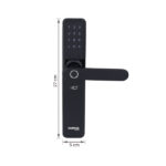 Fechadura Eletrônica Digital Intelbras com Biometria, Cartão, Senha e Wi-Fi IFR 7000 Embutir para Porta de Giro - Imagem 5