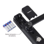 Fechadura Eletrônica Digital Intelbras com Biometria, Cartão, Senha e Wi-Fi IFR 7000 Embutir para Porta de Giro - Imagem 9