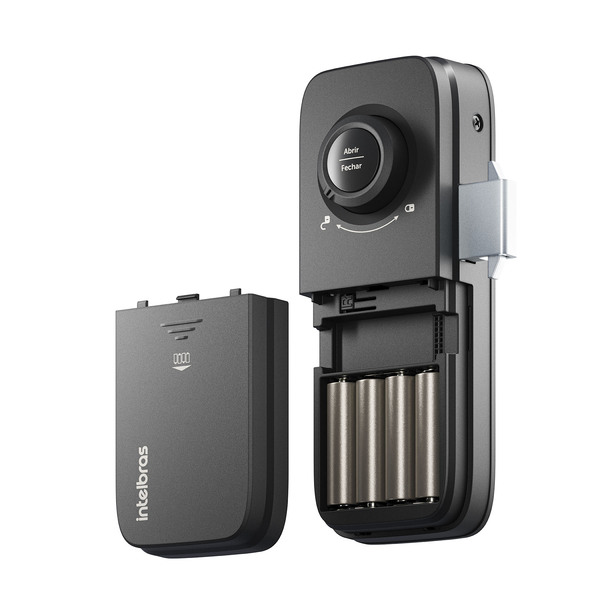 Fechadura Digital Intelbras Senha e Biometria MFV2010 Preto Sobrepor - Imagem 8