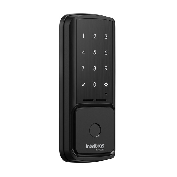 Fechadura Digital Intelbras Senha e Biometria MFV2010 Preto Sobrepor - Imagem 6