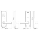 Fechadura Digital S-power Com Biometria, Senha, Cartão E Chave Stam - Imagem 6