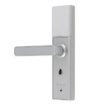 Fechadura Eletrônica Digital Elsys com Biometria e Senha ESF-DE2000B Prata Embutir para Porta de Giro - Imagem 2