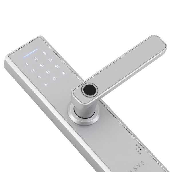Fechadura Eletrônica Digital Elsys com Biometria e Senha ESF-DE2000B Prata Embutir para Porta de Giro - Imagem 3