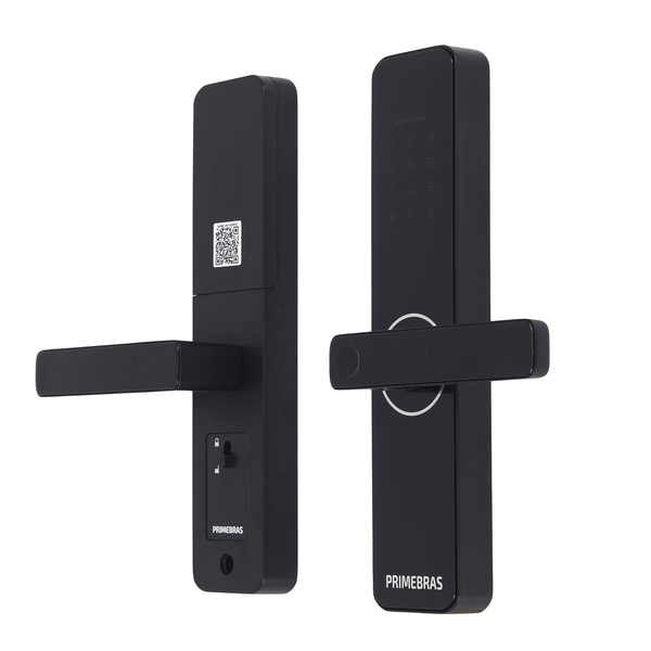 Fechadura Eletrônica Digital Primebras com Wi-Fi, Biometria, Senha, Cartão e Chave Rio Embutir para Porta de Giro - Imagem 4