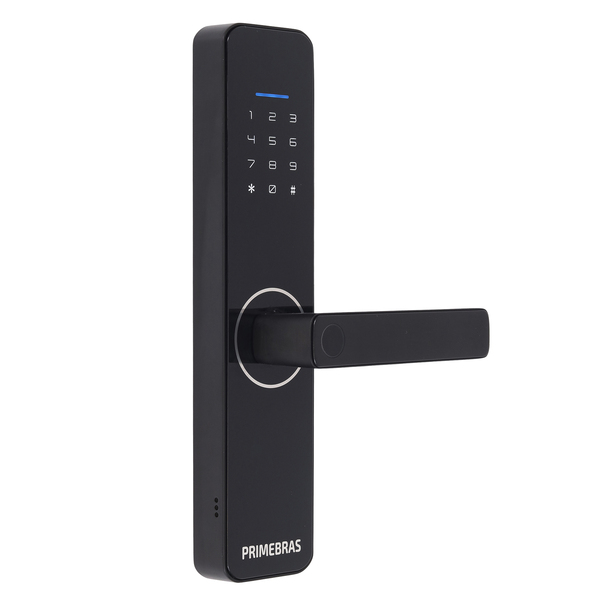 Fechadura Eletrônica Digital Primebras com Wi-Fi, Biometria, Senha, Cartão e Chave Rio Embutir para Porta de Giro - Imagem 3
