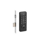 Fechadura Eletrônica Digital Rolete Imab Senha Cartão Biometria Preta D100 C/ Aplicativo Bluethoot