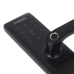 Fechadura Eletrônica Digital Pado de Biometria Cartão Senha Chave Wi-Fi FDE-300W Resistente à Água Preta de Embutir - Imagem 5