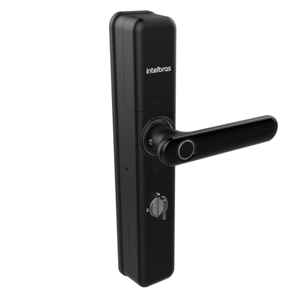 Fechadura Smart Intelbras Com Maçaneta Preta Mfr 7000 - Imagem 5