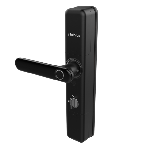 Fechadura Smart Intelbras Com Maçaneta Preta Mfr 7000 - Imagem 6