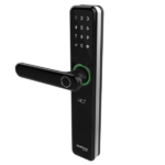 Fechadura Smart Intelbras Com Maçaneta Preta Mfr 7000 - Imagem 4