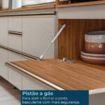 Balcao Pia 120 Cm E Balcao 80 Cm Com Tampo Proenca Demartez - Imagem 3