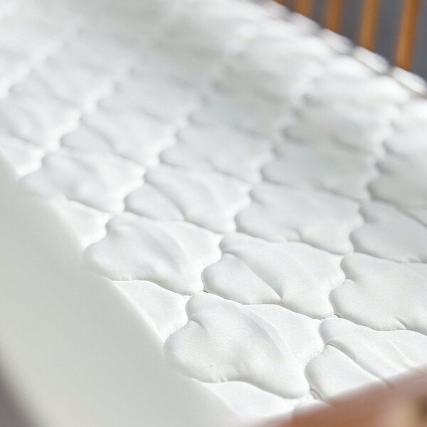 Berço 2 Em 1 Com Colchão Com Grades Em Madeira Maciça Ananda Casatema Madeiraoriginals Off White/mel - Imagem 8