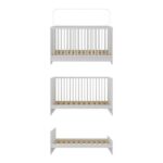 Berço 3 Em 1 Para Colchão 60 X 130 Cm Multimóveis Mp0527g - Imagem 3