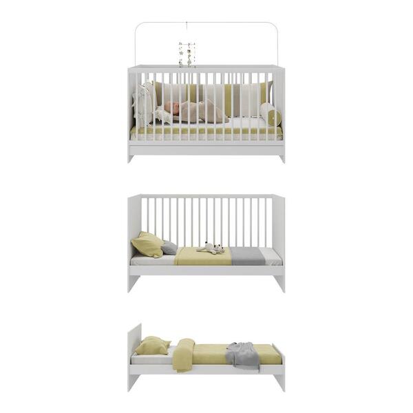 Berço 3 Em 1 Para Colchão 60 X 130 Cm Multimóveis Mp0527g - Imagem 4