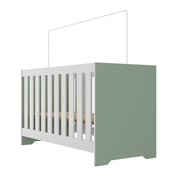 Berço 3 Em 1 Tic Tac Espresso Móveis Verde - Imagem 3