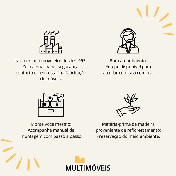 Berço Americano 3 Em 1 Com Rodízios Para Colchão 70 X 130 Cm Multimóveis Pimpolho Fg0504b Branco - Imagem 4