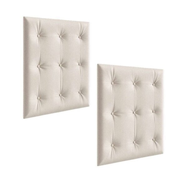 Berço Mini Cama Com Capitône Retrô 100% Mdf Branco/corino Bege - Imagem 9