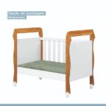 Berço Mini Cama Soninho 3 Em 1 Tigus Baby Amadeirado - Imagem 5