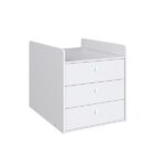 Berço Multifuncional Cama Com Cômoda Bb680 3 Gavetas Completa Móveis - Imagem 7