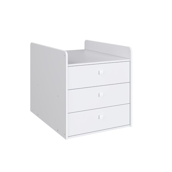 Berço Multifuncional Cama Com Cômoda Bb680 3 Gavetas Completa Móveis - Imagem 7