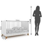 Berço Simples 80,5x66x132,4 Cm Magia Branco - Imagem 4