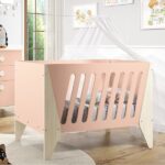 Berço Vira Cama Hope Rosa