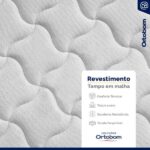 Cama Box Baú + Colchão Ortobom De Espuma D33 Airtech 100 + Auxiliar Unique Solteiro 88 cm - Imagem 2