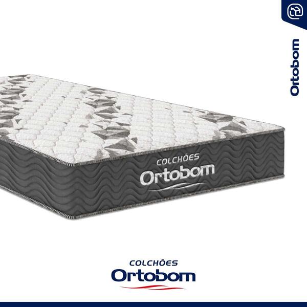 Cama Box Baú + Colchão Ortobom De Espuma D33 Airtech 100 + Auxiliar Unique Solteiro 88 cm - Imagem 8