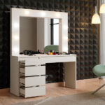 Camarim Anne 5 Gavetas 9 Lampadas Led Mavaular Off White - Imagem 2