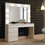 Camarim Anne 5 Gavetas 9 Lampadas Led Mavaular Off White - Imagem 5