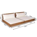 Conjunto 2 Sofás Chaise Versatti Rustic Nogueira - Imagem 8