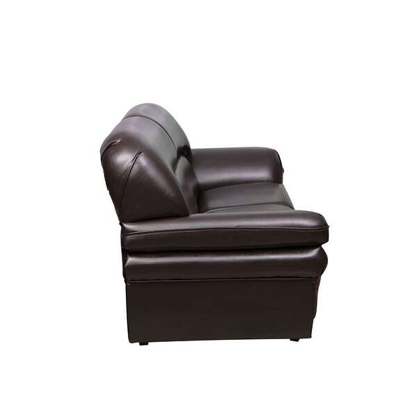 Conjunto De Sofás 2 E 3 Lugares Lisboa Marrom - Imagem 3