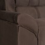 Conjunto Estofado 2 E 3 Lugares Cordoba Marrom - Imagem 3