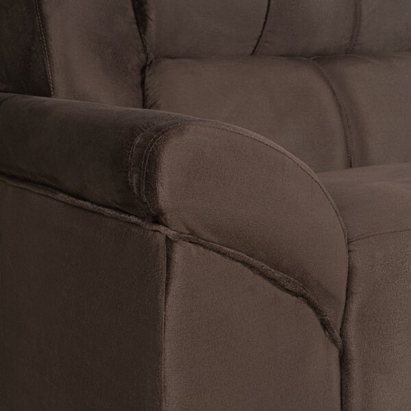 Conjunto Estofado 2 E 3 Lugares Cordoba Marrom - Imagem 3