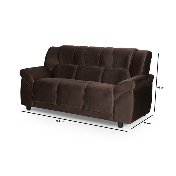 Conjunto Estofado 2 E 3 Lugares Cordoba Marrom - Imagem 10