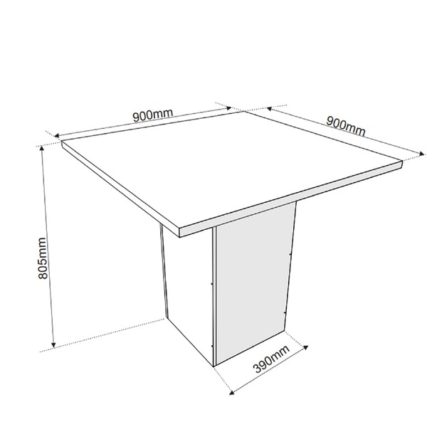 Conjunto Sala De Jantar Canto Alemão Com Baú Liebe Com Mesa Lord Veludo Viero - Imagem 4