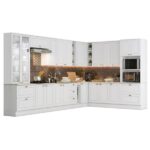 Cozinha Completa De Canto Americana 14 Peças Com Torre Quente - Móveis Henn - Imagem 2