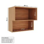 Cozinha Modulada 10 Peças Armários Balcões Torre Quente E Paneleiro Aroeira Cabecasa Madeiraoriginals Cinza 0 (0) - Imagem 3