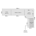 Cozinha Modulada 7 Peças Sem Tampo Com Rodapé Ipanema Cabecasa Madeiraoriginals Grafite Trama/acácia 0 (0) - Imagem 10