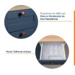 Cozinha Modulada 8 Peças 1 Tampo 4 Aéreos 3 Balcões E Torre Quente Arizona Cabecasa Madeiraoriginals - Imagem 6