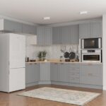 Cozinha Modulada 8 Peças 1 Tampo 4 Aéreos 3 Balcões E Torre Quente Arizona Cabecasa Madeiraoriginals