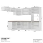 Cozinha Modulada 8 Peças Com Tampo 1 Torre 4 Aéreos 3 Balcões Arizona Cabecasa Madeiraoriginals Figueira 0 (0) - Imagem 9