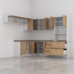 Cozinha Modulada 8 Peças Com Tampo 1 Torre 4 Aéreos 3 Balcões Arizona Cabecasa Madeiraoriginals Figueira 0 (0) - Imagem 2