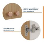 Cozinha Modulada 9 Peças Com Tampo 1 Torre 4 Aéreos 4 Balcões Arizona Cabecasa Madeiraoriginals Figueira - Imagem 7