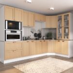 Cozinha Modulada 9 Peças Com Tampo 1 Torre 4 Aéreos 4 Balcões Arizona Cabecasa Madeiraoriginals Figueira