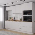 Cozinha Modulada Com Tampo 2 Aéreos 2 Balcões 1 Torre Quente Ipanema Cabecasa Madeiraoriginals