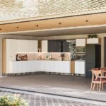 Cozinha Modulada Completa 15 Peças Vidros Reflecta Com Tampo E Painel Art Freijo/ Artico/ Soft